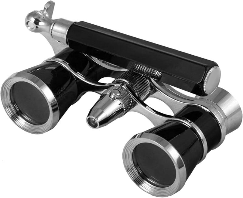 Aroncent Opera Glasses Binoculars 3X25 Mini Compact Binoculars with Handle for Adults Kids Women Vintage Theater Musical Concert - Image 3